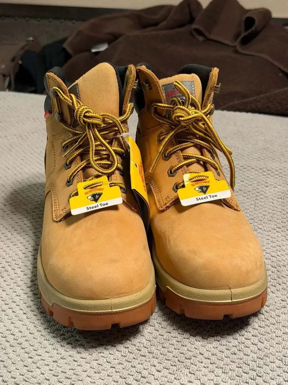 Herman Survivors Men's Boulder Waterproof 6-inch Steel Toe Work Boots size 6W